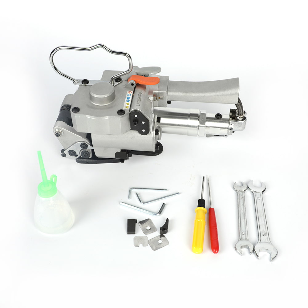 Draagbare halfautomatische pneumatische PP PET omsnoeringsmachine